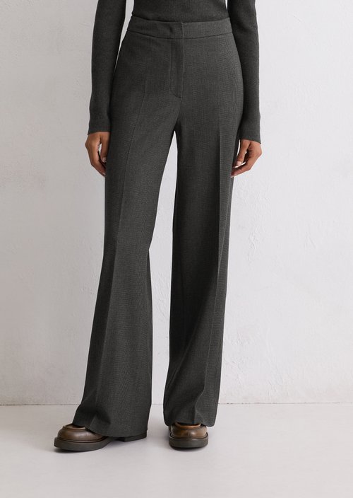 Long Leg Culotte ankle length — Dark Grey