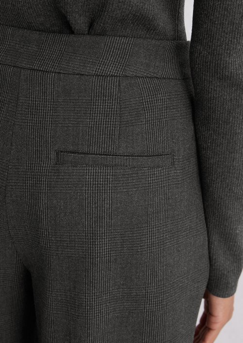 Long Leg Culotte ankle length — Dark Grey