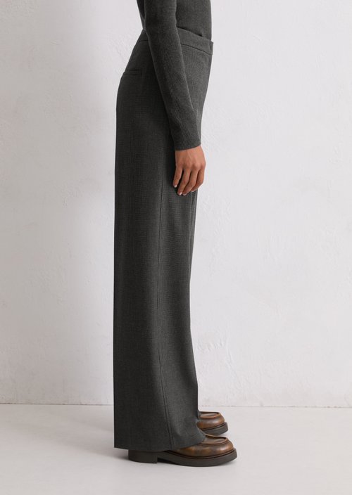 Long Leg Culotte ankle length — Dark Grey