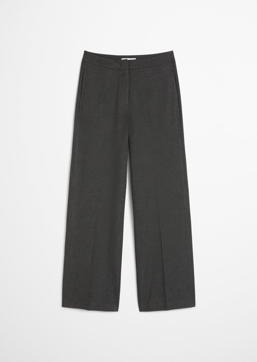 Long Leg Culotte ankle length — Dark Grey