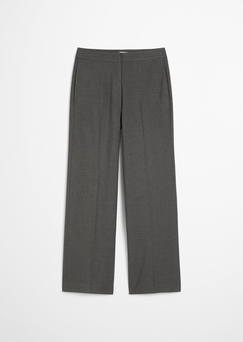 Long Leg Culotte ankle length — Medium Grey