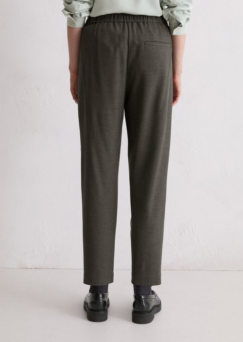 Flannel pants regular — Medium Grey