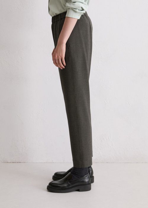 Flannel pants regular — Medium Grey