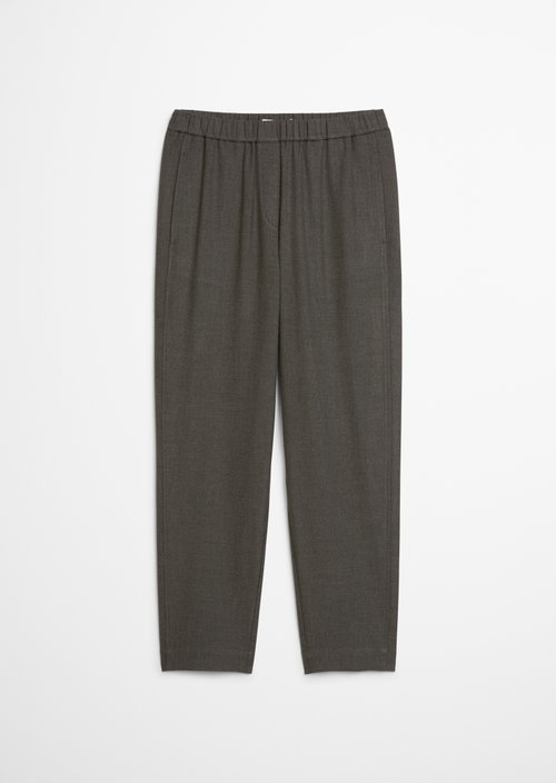 Flannel pants regular — Medium Grey