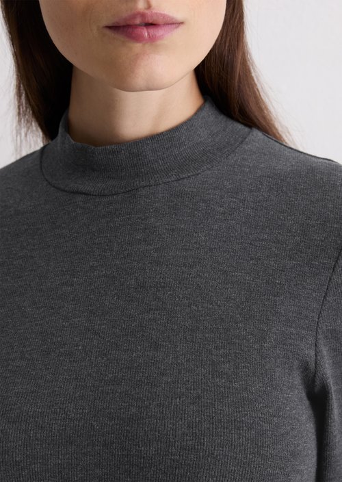 Longsleeve regular — Dark Grey Melange