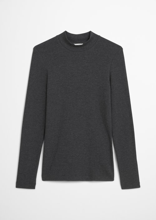 Longsleeve regular — Dark Grey Melange