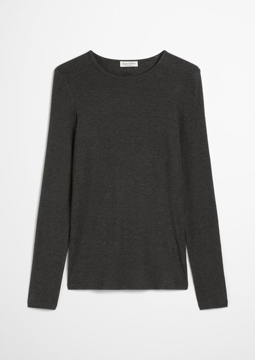 Longsleeve regular — Dark Grey Melange