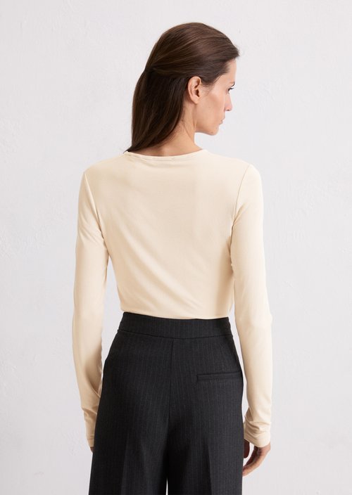 Longsleeve regular — Light Oat