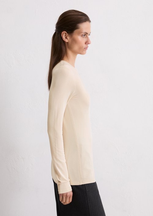 Longsleeve regular — Light Oat