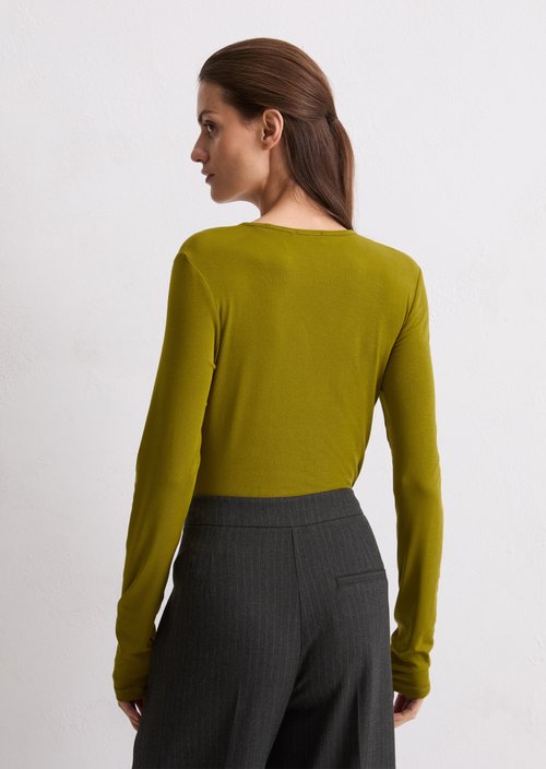 Longsleeve regular — Bright Pea