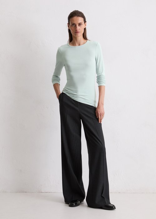 Longsleeve regular — Silvery Blue