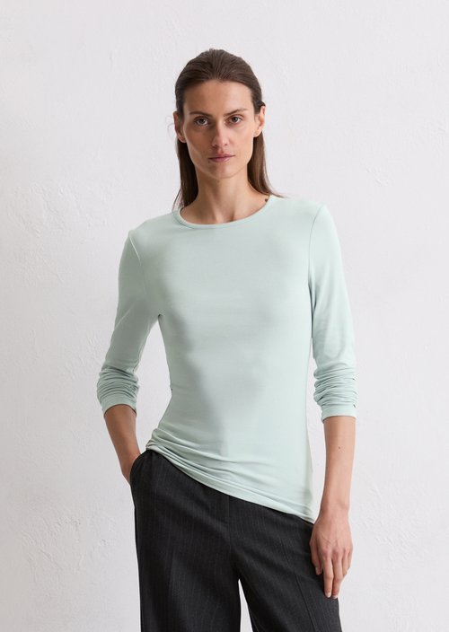 Longsleeve regular — Silvery Blue