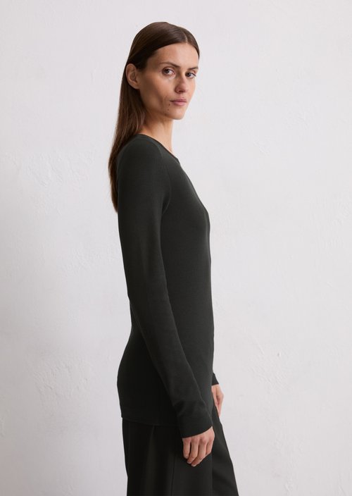 Longsleeve regular — Black