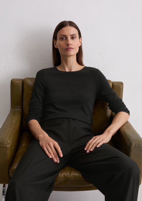 Longsleeve regular — Black