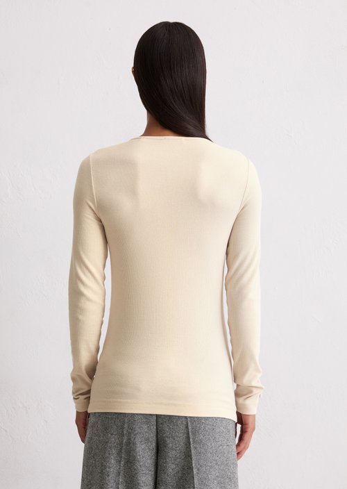 Longsleeve regular — Light Oat