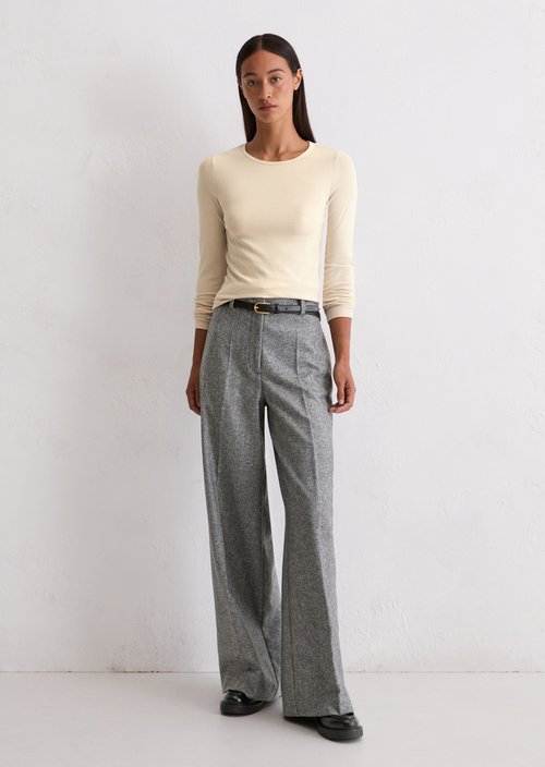 Longsleeve regular — Light Oat