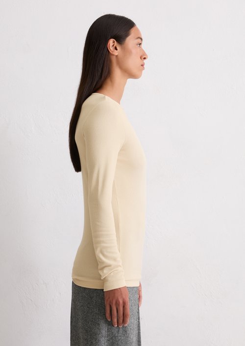 Longsleeve regular — Light Oat