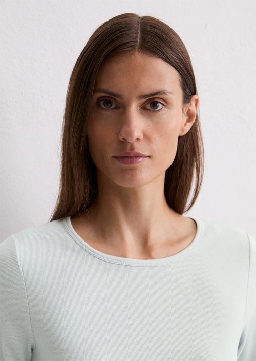 Longsleeve regular — Silvery Blue
