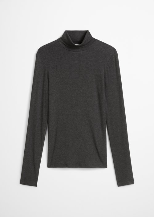 Longsleeve regular — Dark Grey Melange