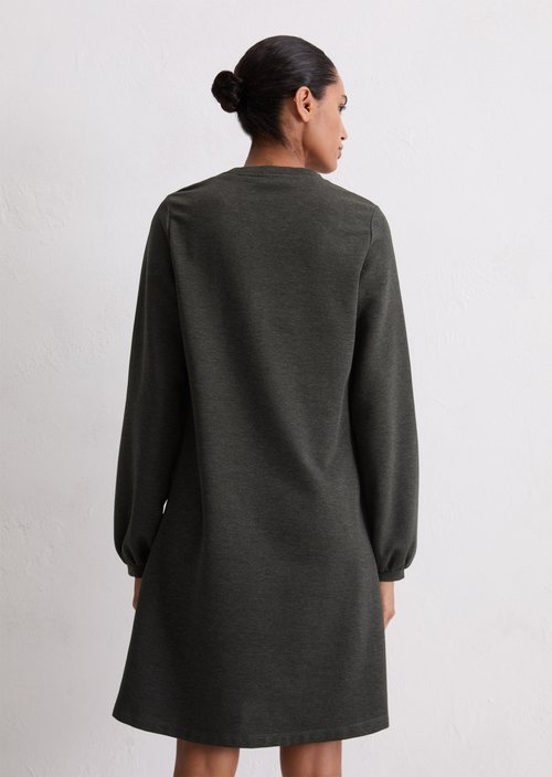 Jersey dress regular — Dark Grey Melange
