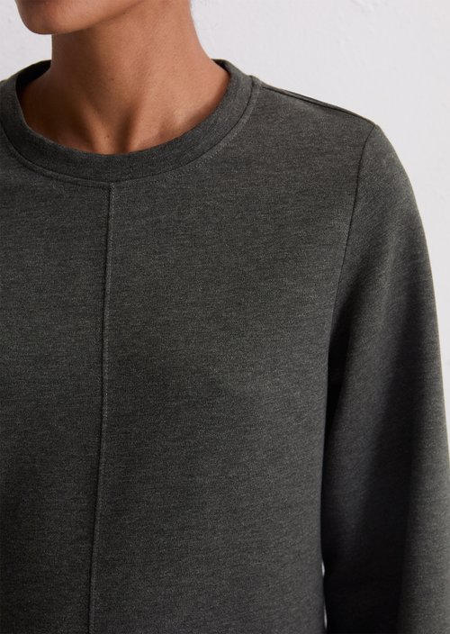Jersey dress regular — Dark Grey Melange