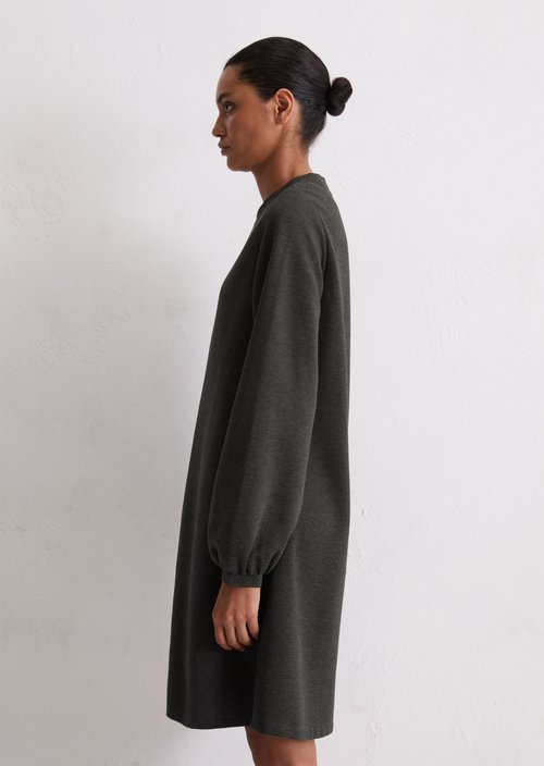 Jersey dress regular — Dark Grey Melange