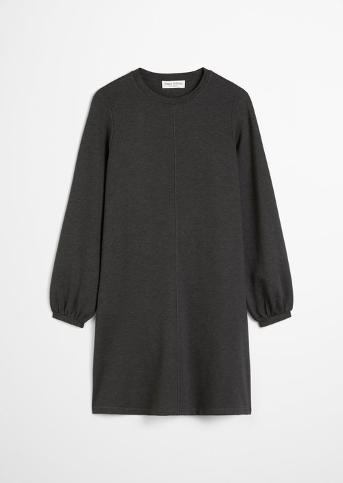 Jersey dress regular — Dark Grey Melange