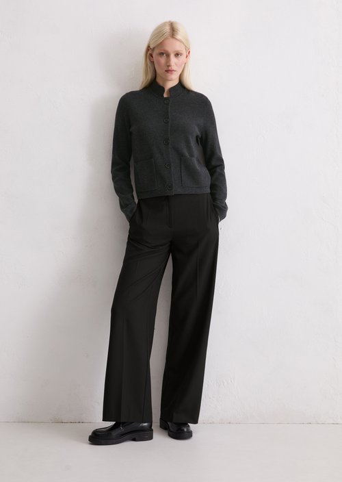 Cardigan slim — Dark Grey Melange