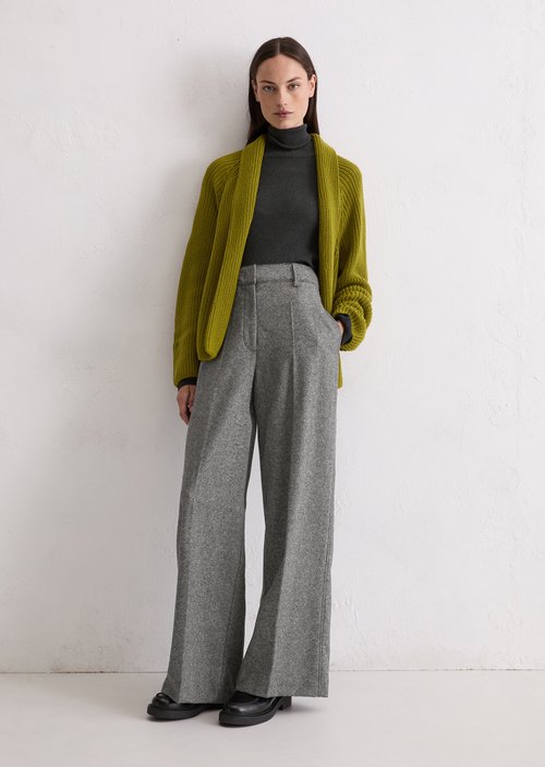 DfC Cardigan regular — Bright Pea
