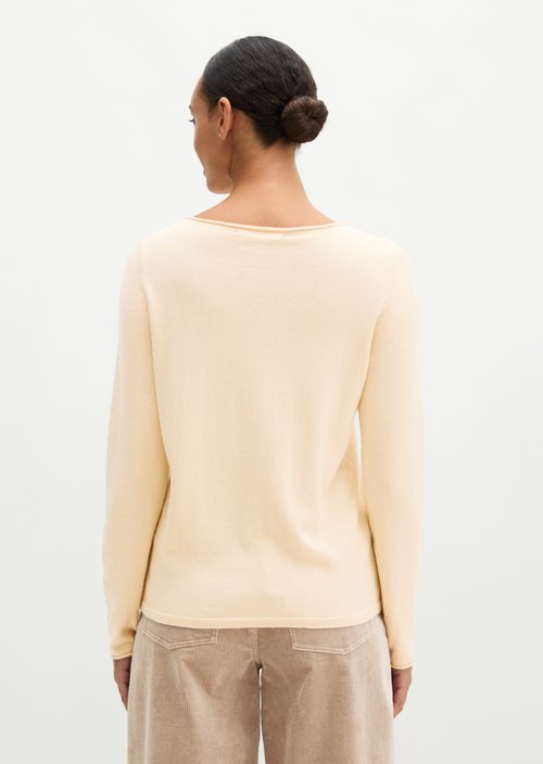 Regular fine knit sweater — Smokey Sands