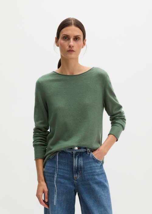 Regular fine knit sweater — Quiet Pine