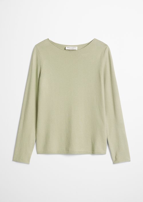 Regular fine knit sweater — Smooth Sage