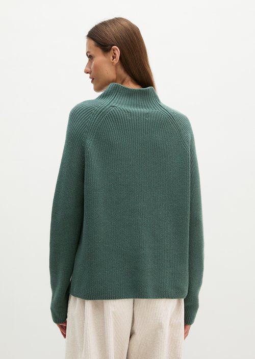 Regular-Fit Knit Sweater — Quiet Pine