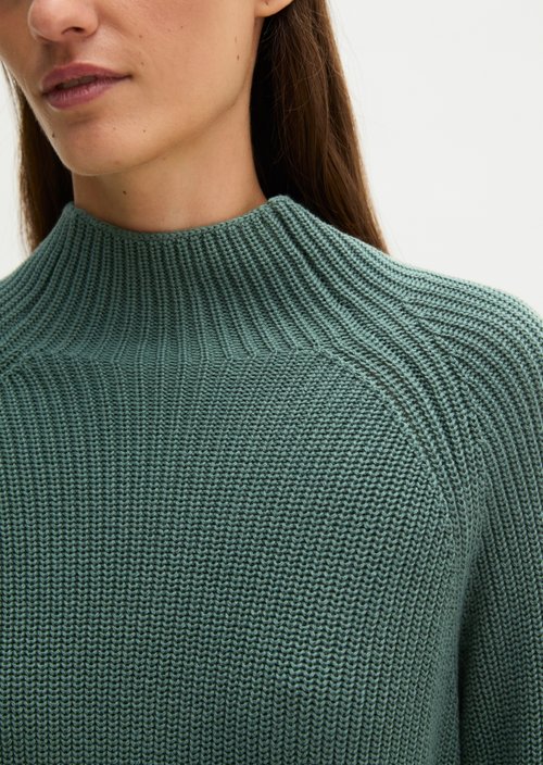 Regular-Fit Knit Sweater — Quiet Pine