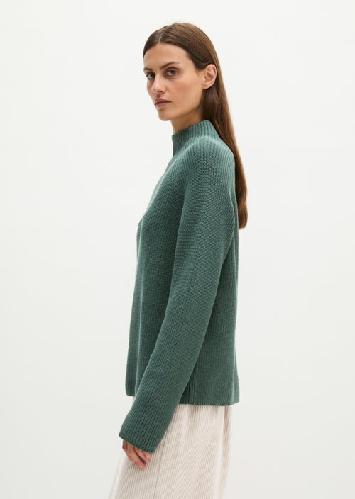Regular-Fit Knit Sweater — Quiet Pine