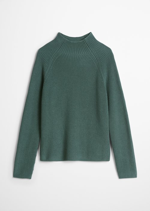 Regular-Fit Knit Sweater — Quiet Pine