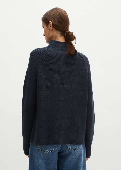 Regular-Fit Knit Sweater — Martime Blue
