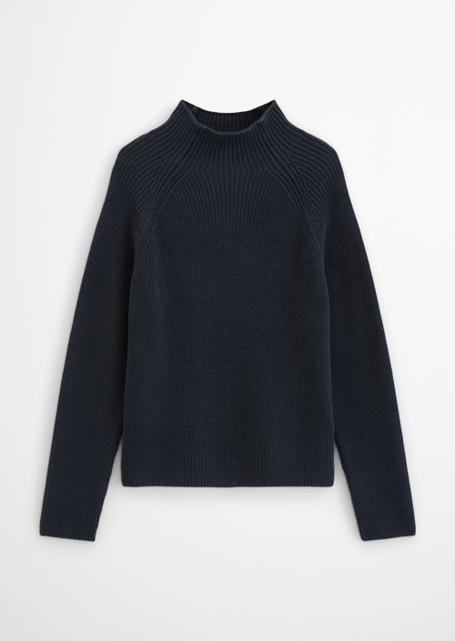 Regular-Fit Knit Sweater — Martime Blue