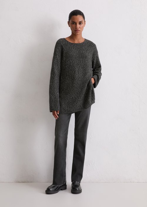 Sweater loose — Dark Grey Melange