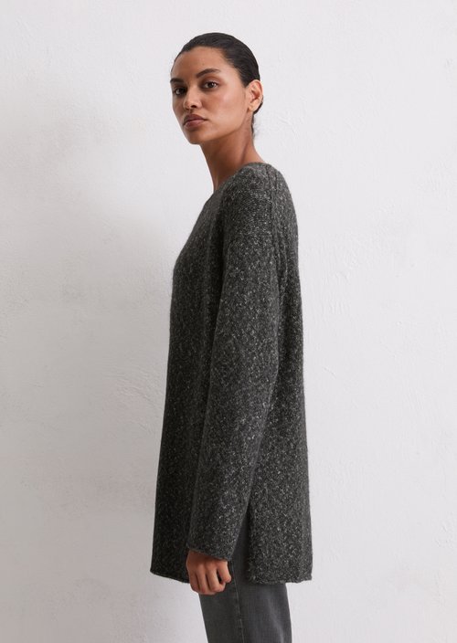 Sweater loose — Dark Grey Melange