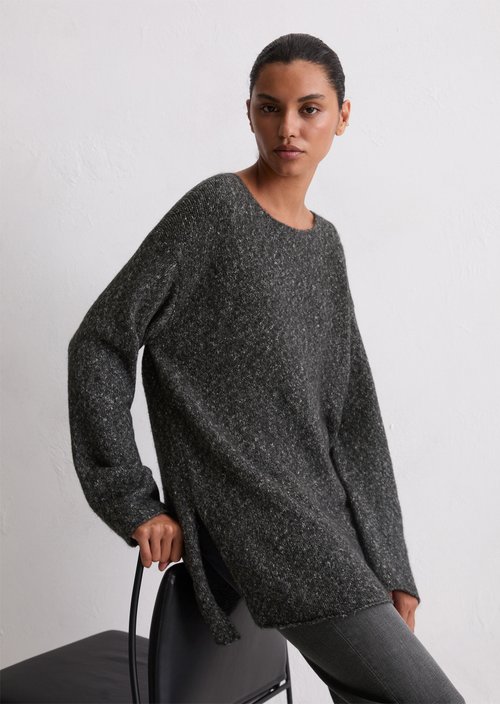 Sweater loose — Dark Grey Melange