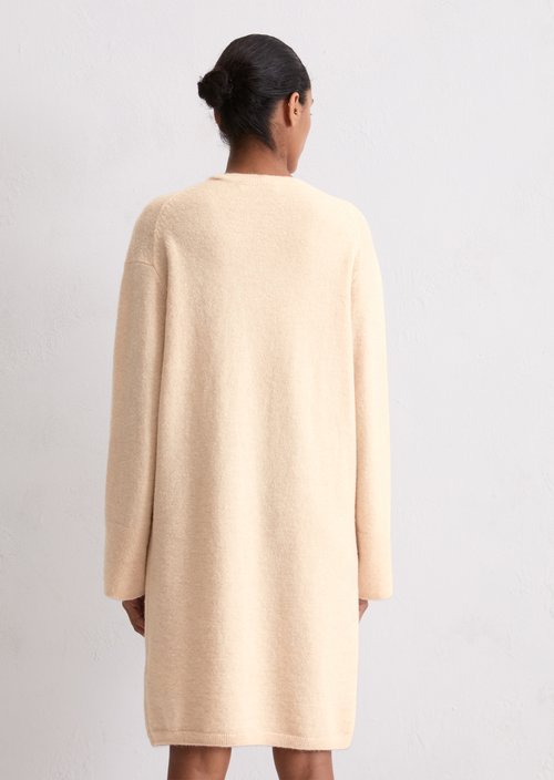 Relaxed knit dress — Light Oat