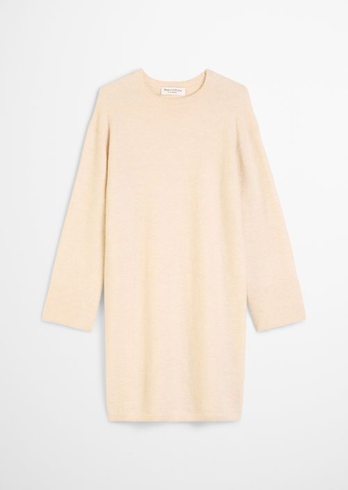 Relaxed knit dress — Light Oat