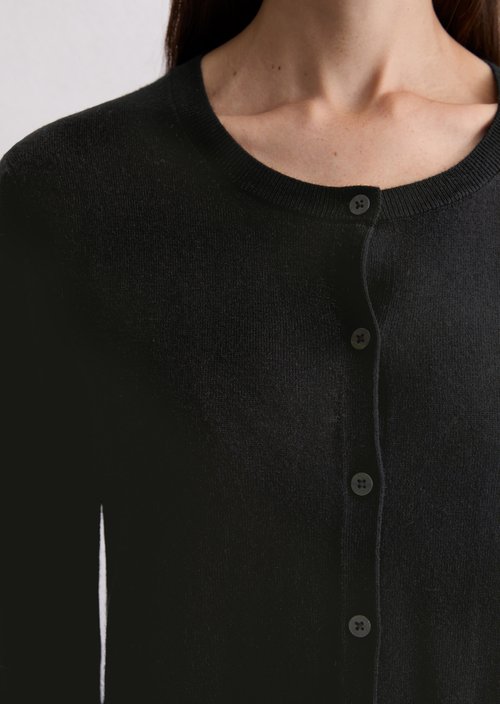 Cardigan slim — Black