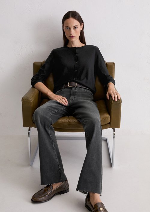 Cardigan slim — Black