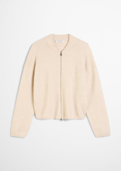Knitted blouson loose — Light Oat