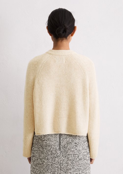 Cardigan loose — Light Oat