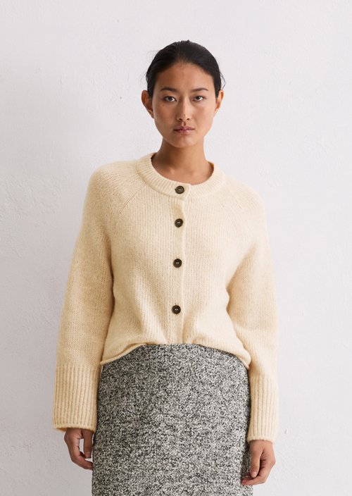 Cardigan loose — Light Oat