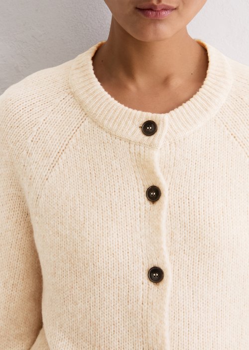 Cardigan loose — Light Oat