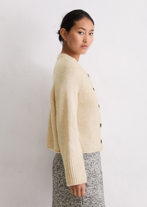 Cardigan loose — Light Oat